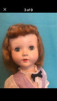 Effanbee Doll 1950’s Honey Walker 18” Original Dress 