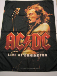 2005 AC / DC LIVE AT DONINGTON ANGUS YOUNG FABRIC POSTER FLAG
