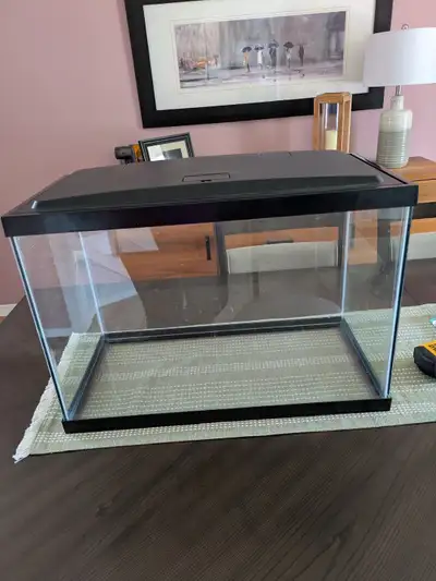 $140 - Used 20 gallon aquarium w/accessories. **No LED lights**, View more