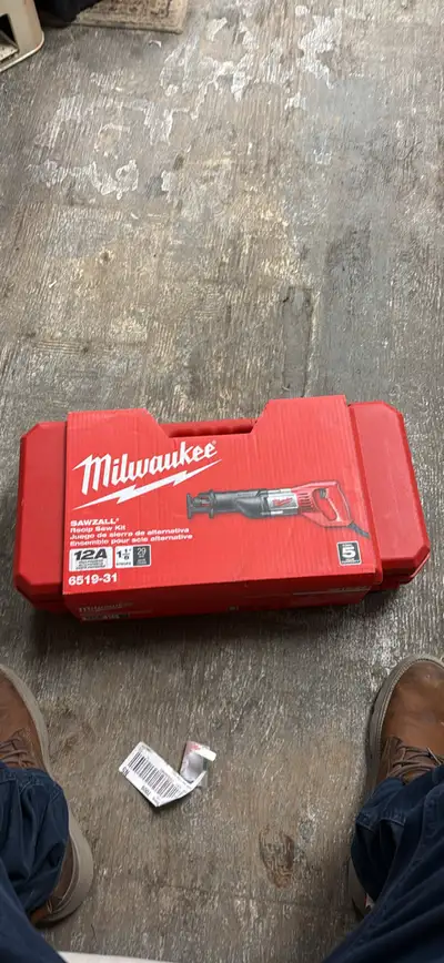 Milwaukee Sawzall  New, View more