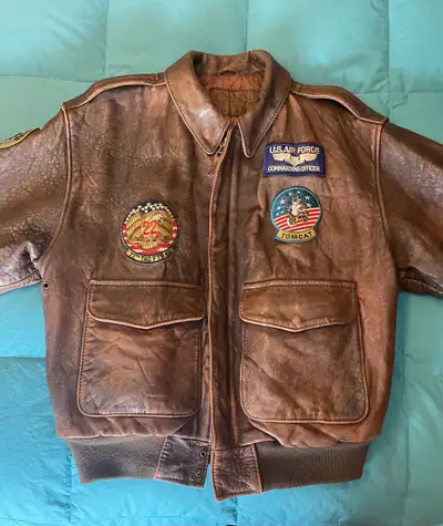 Genuine Leather Air Force Flight Jacket, View more
