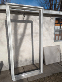 PVC exterior door frame 