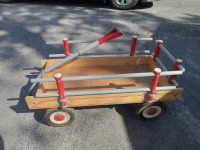 Chariot brouette en bois pour enfant