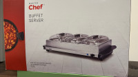 Master Chef 3-Tier Buffet Server