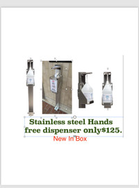 Hands free sanitizer dispenser 