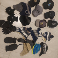 VARIOUS KIDS CLOTHING: JACKETS, HATS AND SHOES FOR SALE