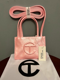 TELFAR Small Shopping Bag in Ballerina Pink