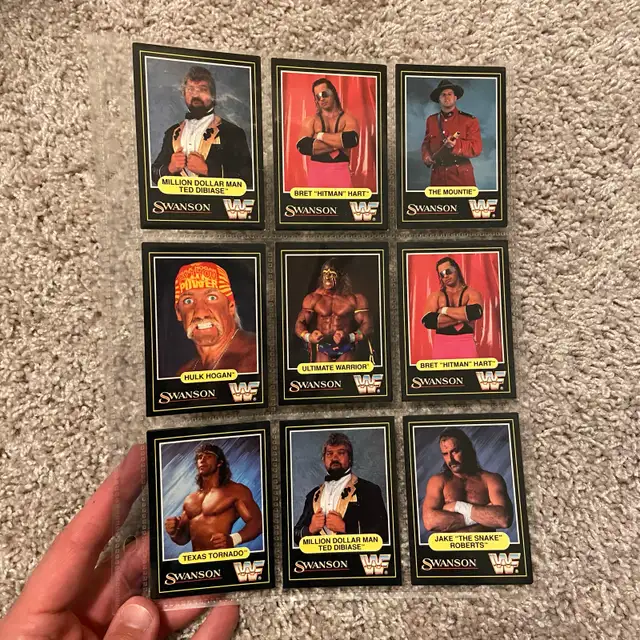 WWF Swanson trading cards62866661169154128