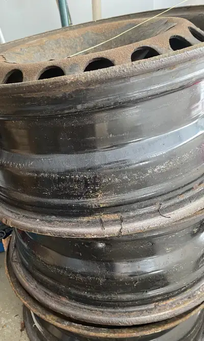 4 Used Steel Rims fit R15 tires