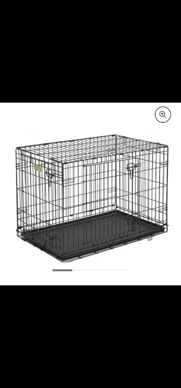 Double door large dog crate with divider in Accessories in Cape Breton