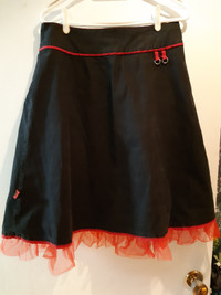 Tripp NYC red and black skirt
