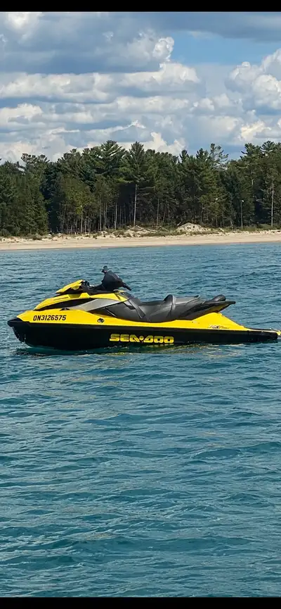 2011 Sea-Doo RXT Supercharged – 3 Seater , COMES WITH aluminum TRAILER , fully built exhaust by pwc!...
