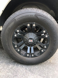 18” XD Series Rims and Goodyear Wrangler tires for Jeep JK