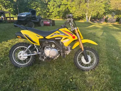 2016 drz 70 22 inch seat height 3 speed semi automatic no clutch runs great has electric start but d...