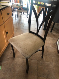 Dining chairs x 4