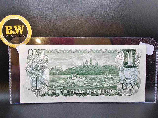 1973 Canadian $1 BC-46a-i CH-UNC Banknote!!! in Arts & Collectibles in Mississauga / Peel Region - Image 2