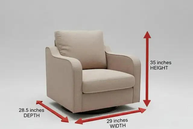 Brand New 360 Degree Swivel Accent Sofa with Armrests $159 in Couches & Futons in Markham / York Region - Image 2