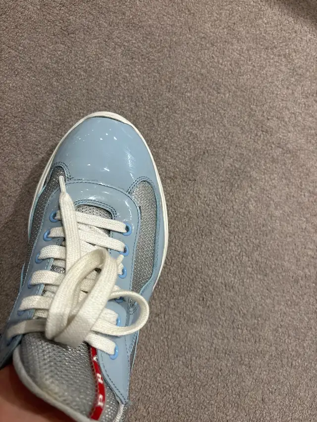 Prada baby blue American cup sneakers in Men's in City of Toronto - Image 3
