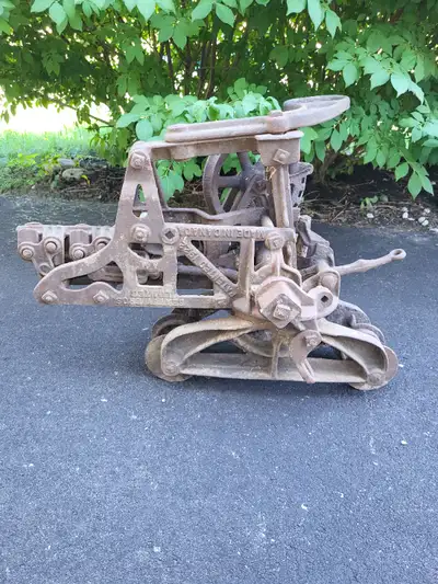 Beatty Bros. Fergus Ontario Canada. sling unloader, pat 1922, View more