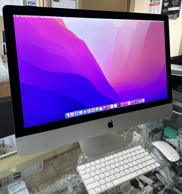 iMac 27inch 5K Retina, Intel Core i7, 16GB RAM 512GB SSD in Desktop Computers in Mississauga / Peel Region - Image 3