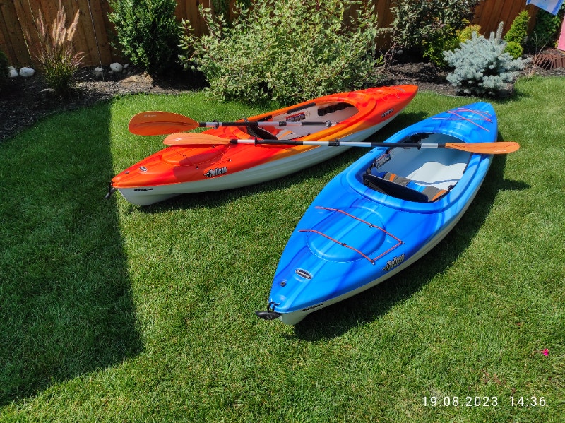 Pelican Fazer kayak 2 .J rack ,roof rack,paddle Canoes, Kayaks