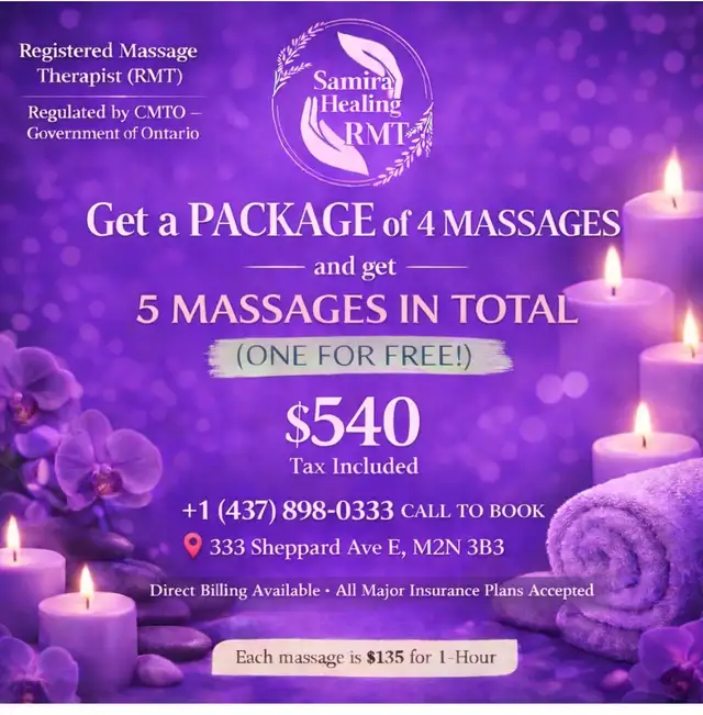 M/a/s/s/a/g/e therapist registered RMT special price in Massage Services in City of Toronto - Image 10