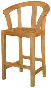 Half Moon Teak Bar Chairs, View more