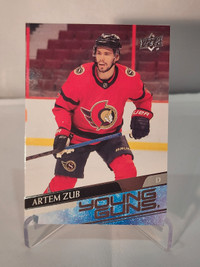 Artem Zub 2020-21 Upper Deck Young Guns Rookie Card