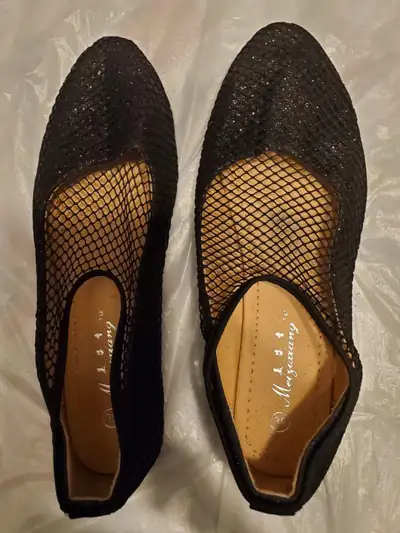 Women's New Shoes Shiny Flats Loafers Dress Size 7.5, View more