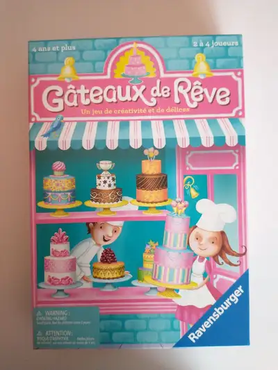 eu de société Gâteau de rêve. Description: Les pâtissiers s'activent! Créez de superbes gâteaux en c...