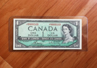 Billet de 1$ 1954 aUNC