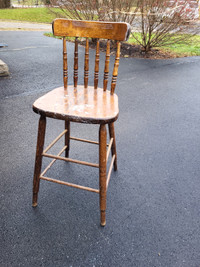 Vintage solid wood chair by Dominion Chair Co Chair