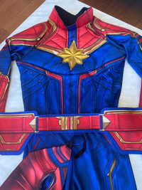 Captain Marvel Costume Girls size Medium 