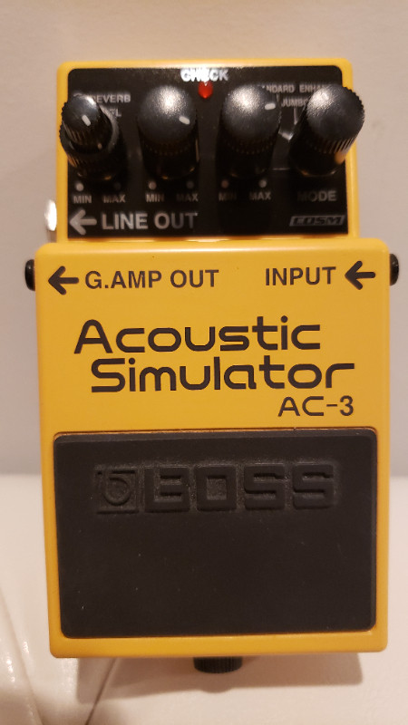 ACOUSTIC SIMULATOR BOSS PEDAL in Amps & Pedals in Cornwall