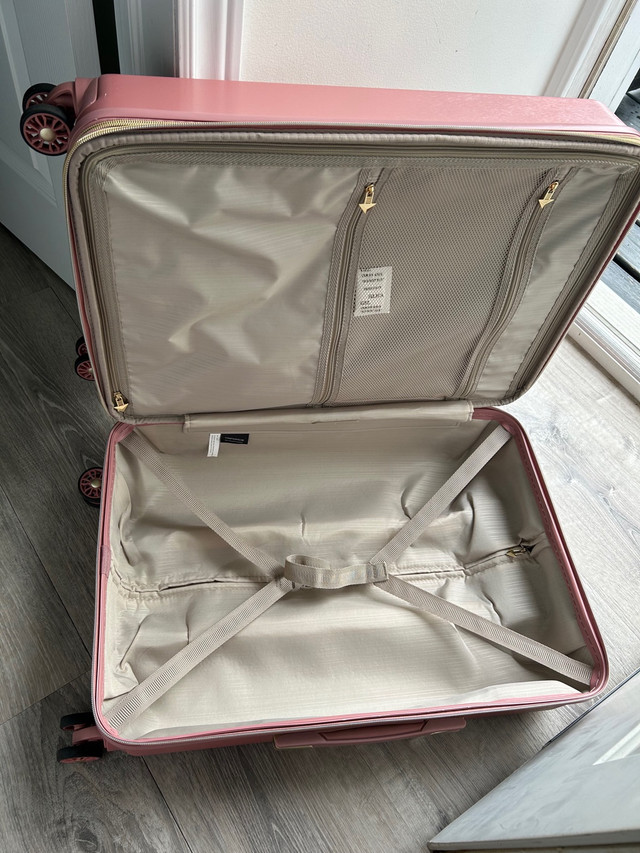 Pink Triforce luggage suitcase gold hardware  26” x 17.2” x 11”  in Other in Kingston - Image 4