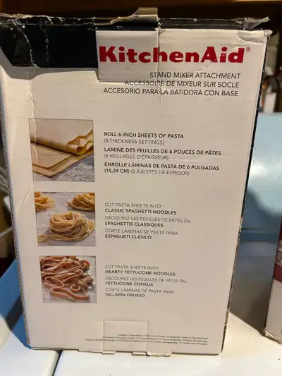 KitchenAid 3-Piece Pasta Roller & Cutter Set for sell, View more