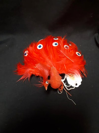 Red Feathered Peacock