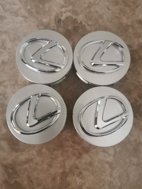 Lexus Wheels centre caps 62 mm dia only fit OEM Lexus Toyota rim in Tires & Rims in Markham / York Region
