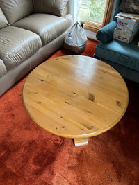 Solid Pine Coffee Table $80