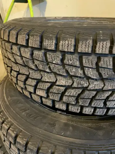 4 winter tires on rims,