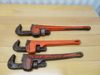 One 18" & Two 14" Heavy Duty Quality Brand Pipe Wrenches Fuller
