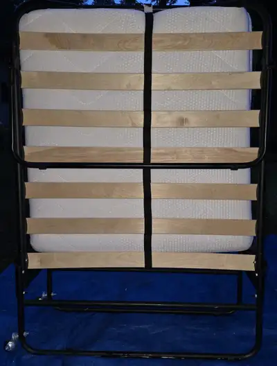 Folding Bed with Mattress, Rollaway Guest Bed,, View more