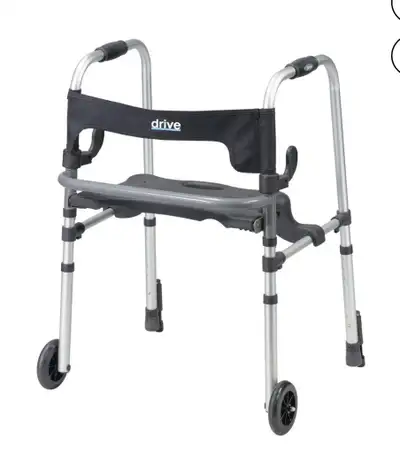 Drive Medical Folding Walker with Wheels, View more
