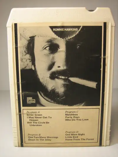 RONNIE HAWKINS - RONNIE HAWKINS 8 - TRACK CARTRIDGE TAPE, View more