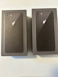 I have two iPhone 8 for sale, 64 GB and they also come with a bl