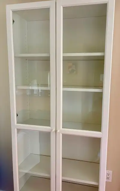 IKEA White Bookcase with Shelves, View more