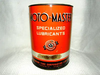 Moto-Master Chain Lube Can and Contents Vintage, View more
