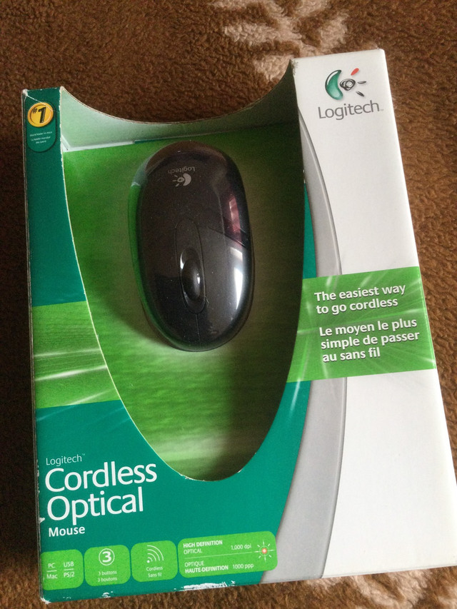 Logitech Cordless Optical Mouse  in Mice, Keyboards & Webcams in Dartmouth
