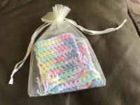 $20.Face Scrubbies,4 100% Cotton WASH minis with Gift Bag