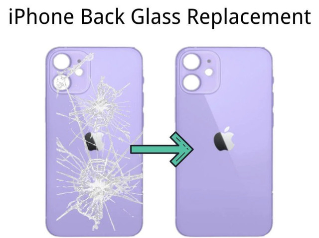 Reparation vitre arrier iphone et apple watch in Téléphones cellulaires  à Longueuil/Rive Sud